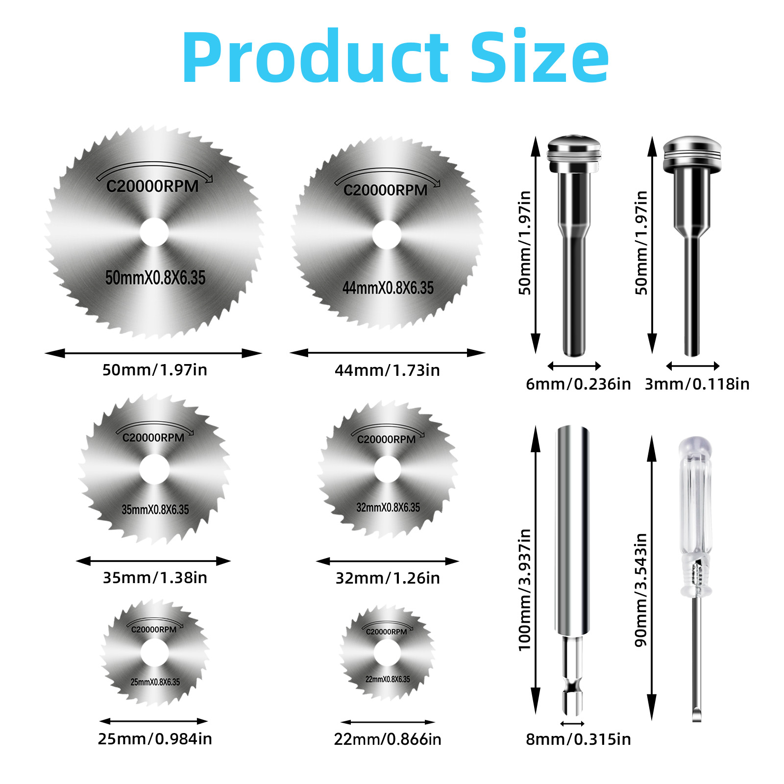 High-Speed Steel Saw Blades 10 - Cordless Rotary Tool Kit Accessories 评论和价格