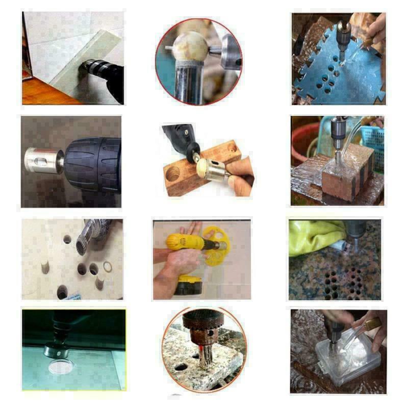 10/15pcs Set Tile drill bit Se - Reciprocating Saw Attachment Drill 评论和价格