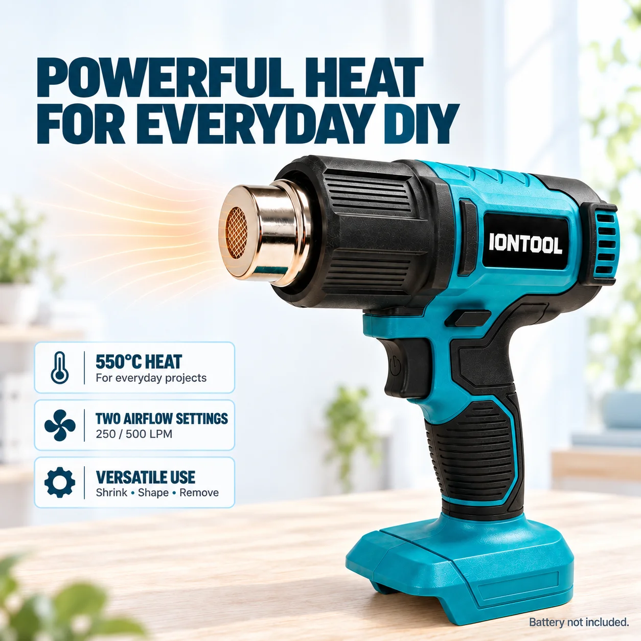 IONTOOL Durable Cordless Heat  - Cordless Heat Gun For Shrink Tubing 评论和价格