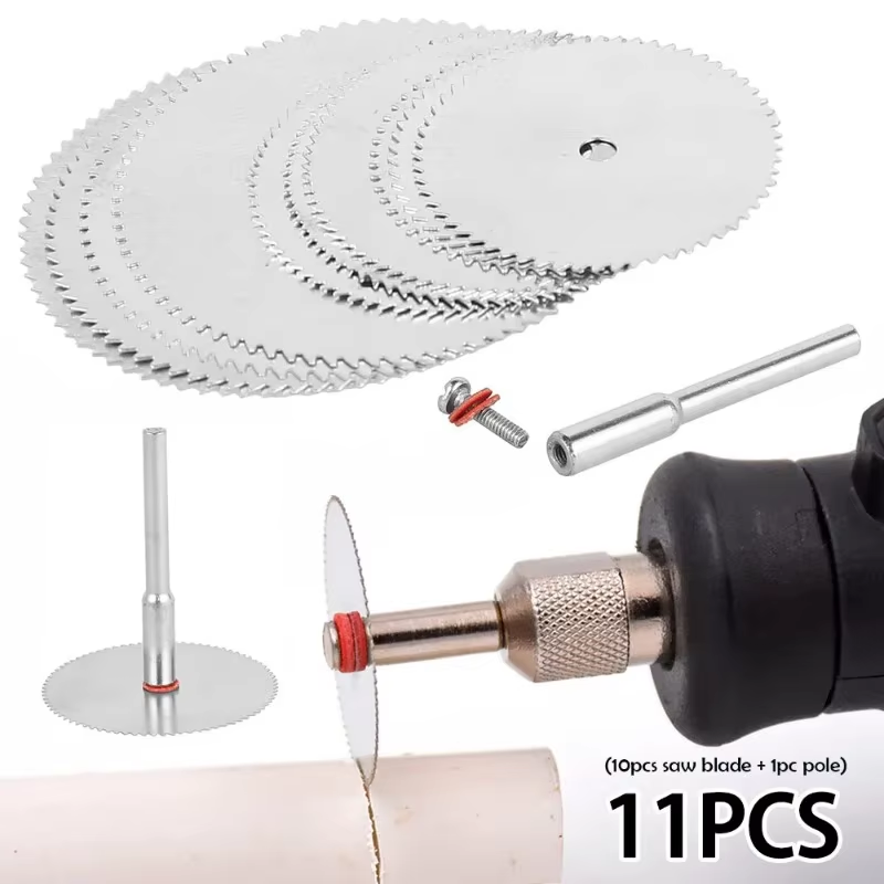 11PCS Micro Circular Saw Blade - Cordless Rotary Tool Kit Accessories 评论和价格