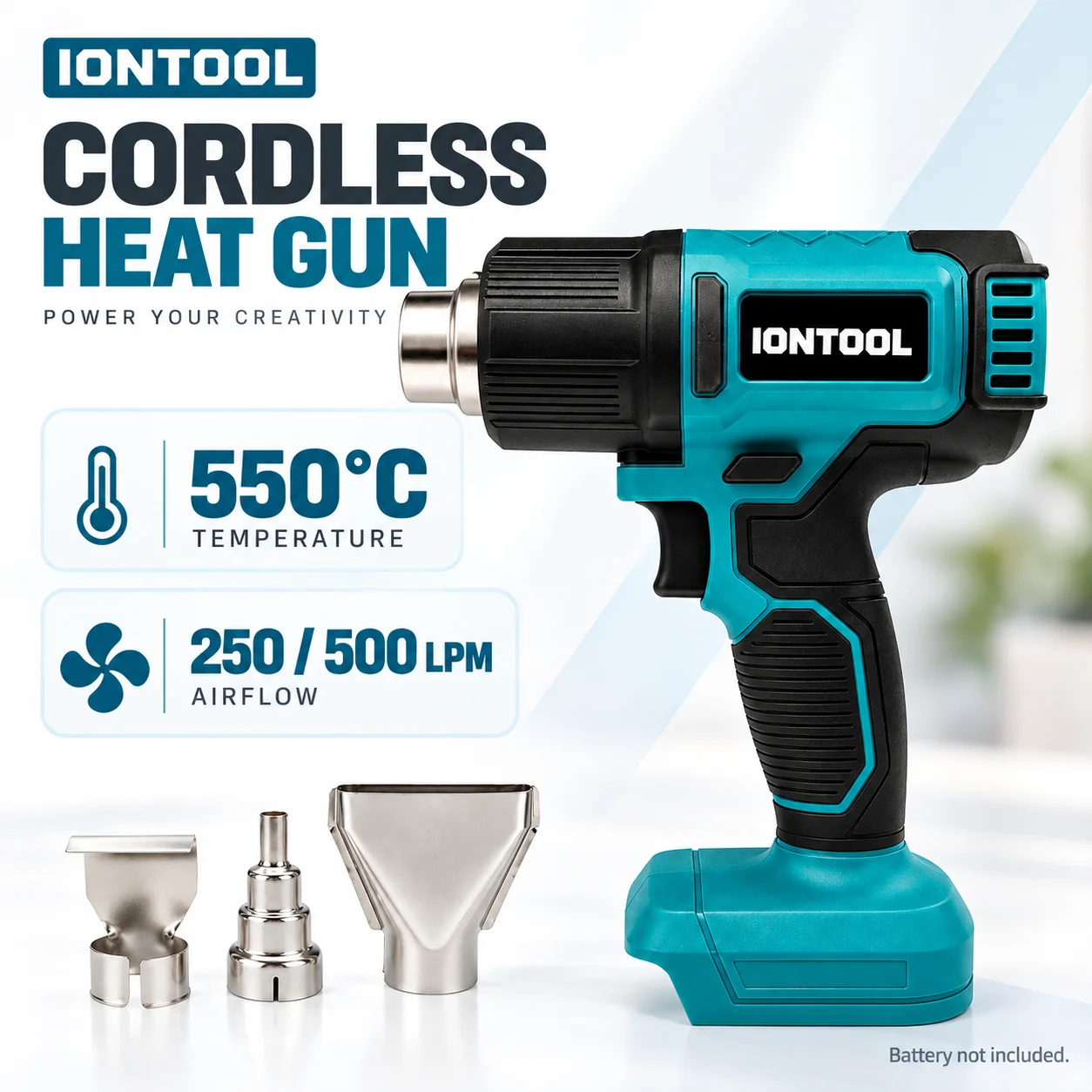 IONTOOL Cordless Heat Gun 550C - Cordless Heat Gun For Shrink Tubing 评论和价格