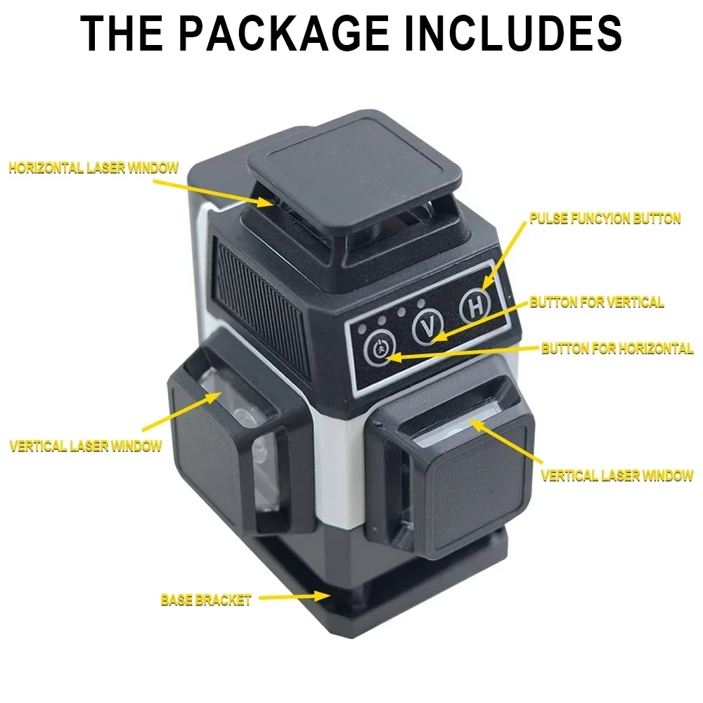16 Lines Laser Level 4D Self L - Laser Level 16 Lines 4D Green 评论和价格