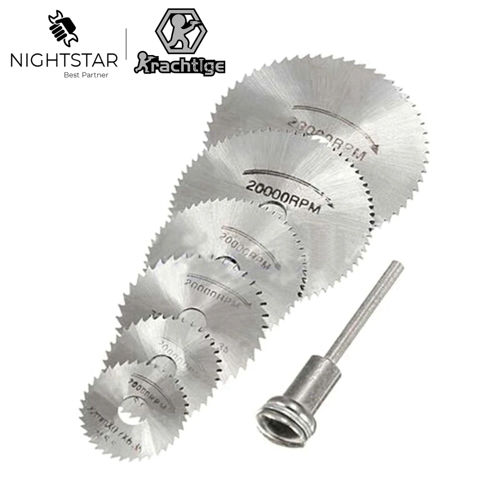 7pcs Mini HSS Circular Saw Bla - Cordless Rotary Tool Kit Accessories 评论和价格