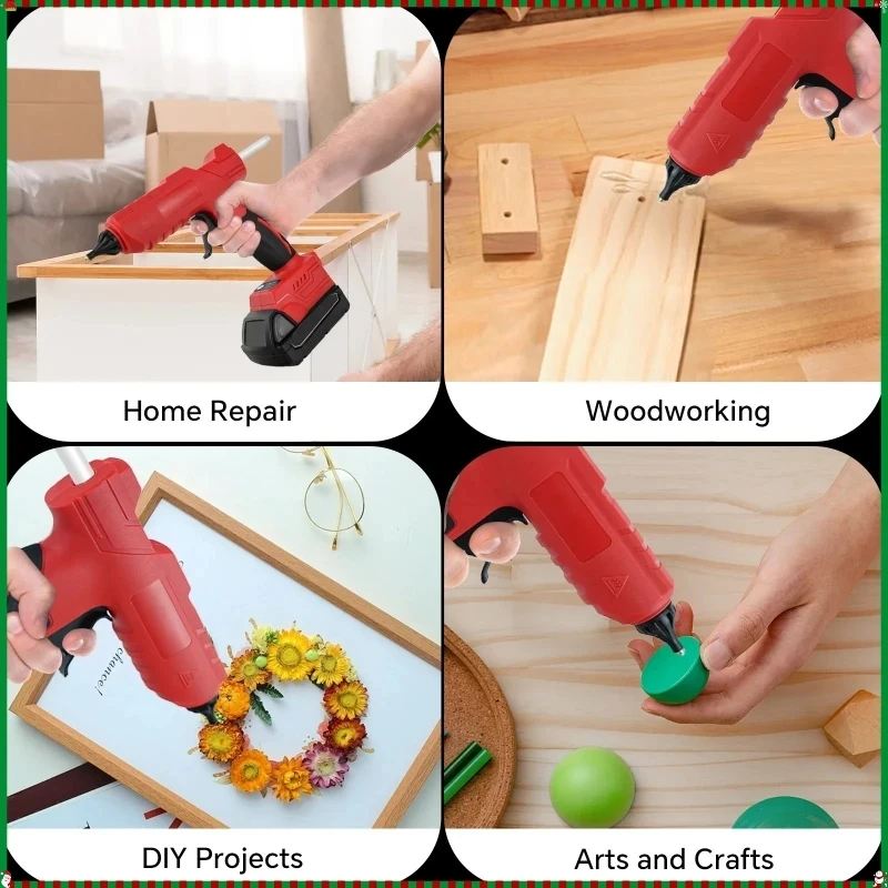 VESMATITY Cordless Electric Ho - Hot Melt Glue Gun Cordless 评论和价格