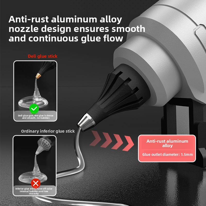 Deli Professional Hot Melt Glu - Hot Melt Glue Gun Cordless 评论和价格